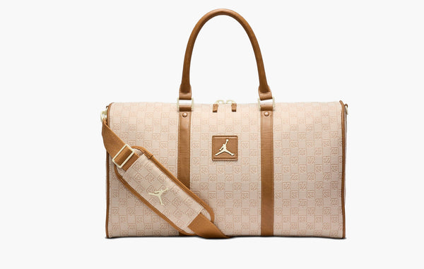 Jordan Monogram Duffle Bag Beige | The Sortage