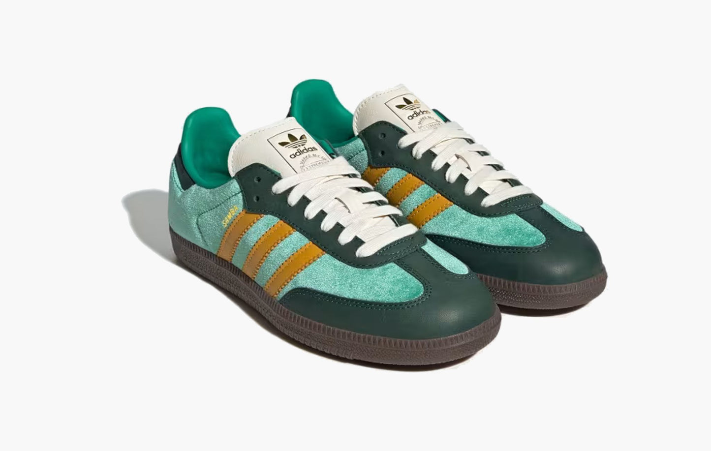 Adidas Samba OG WMNS Court Green Preloved Yellow - JI2681 | The Sortage