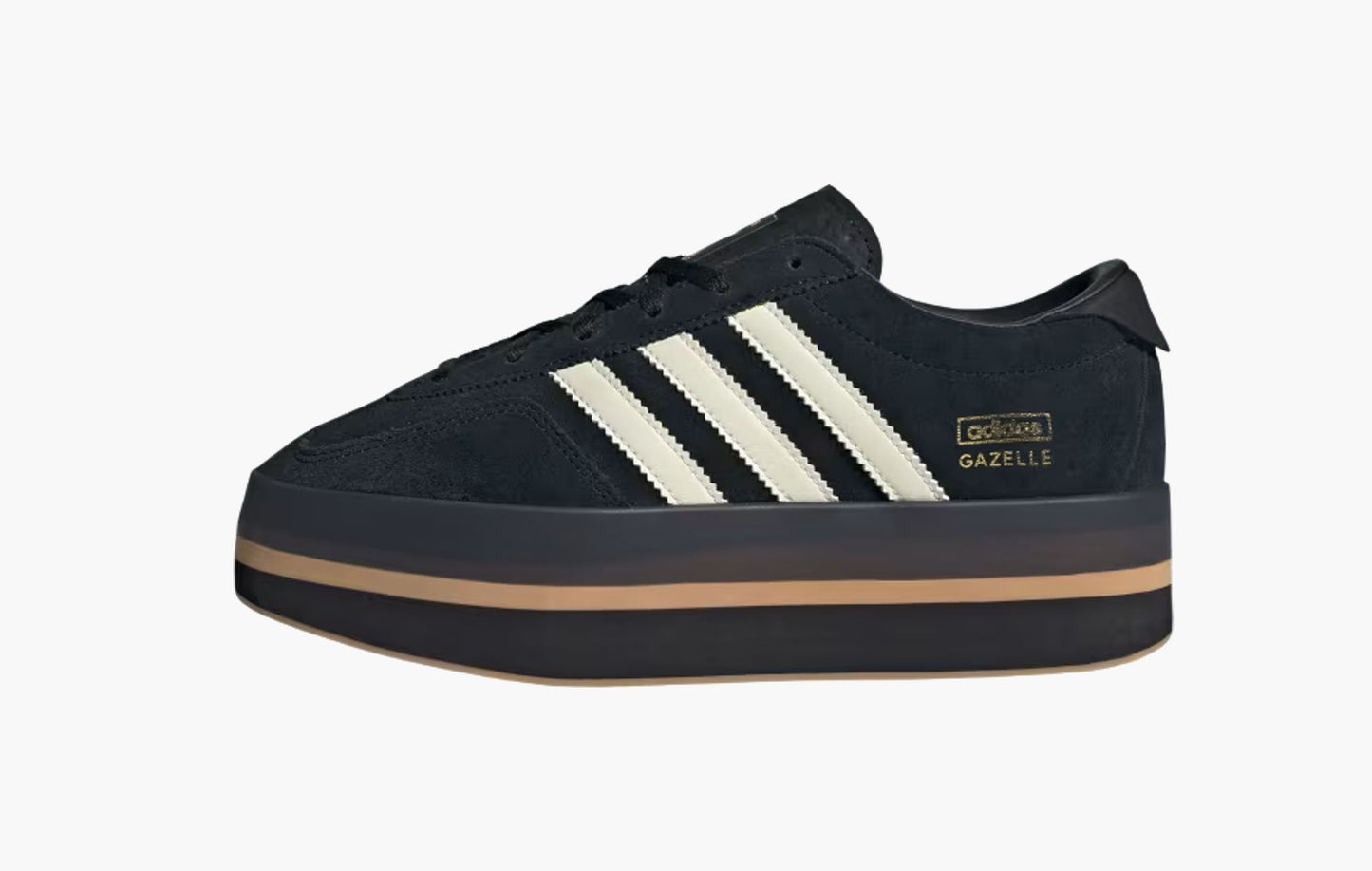 Adidas Gazelle Stack WMNS Black Cream White - JS0239 | The Sortage