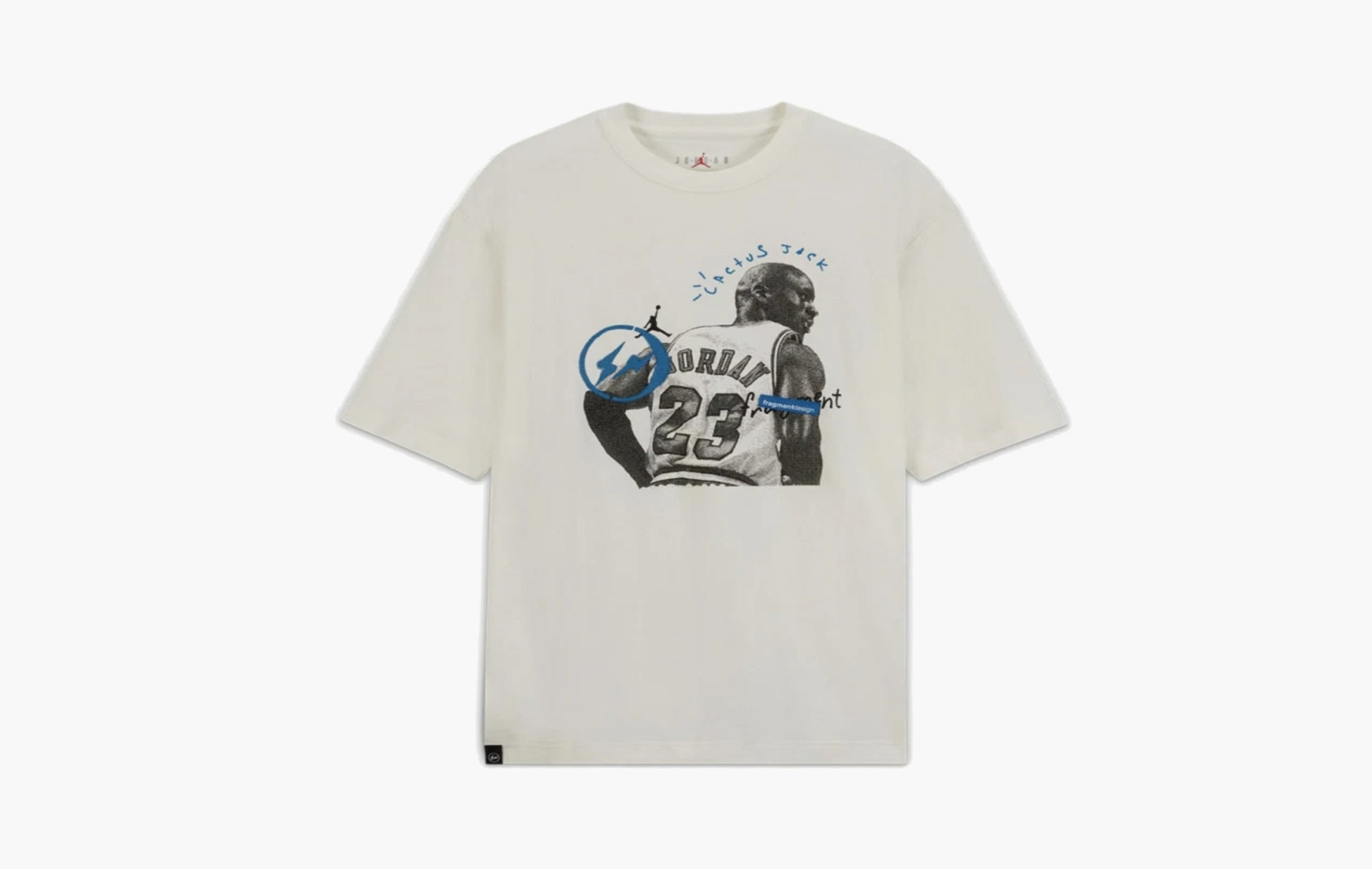 Jordan x Travis Scott x Fragment T-Shirt Sail | Sortage