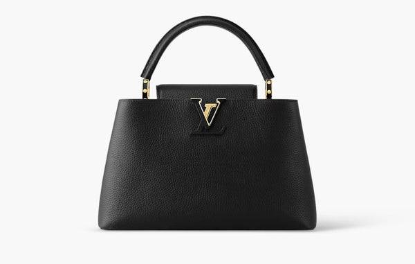Louis Vuitton Capucines MM Taurillion Leather Black | The Sortage
