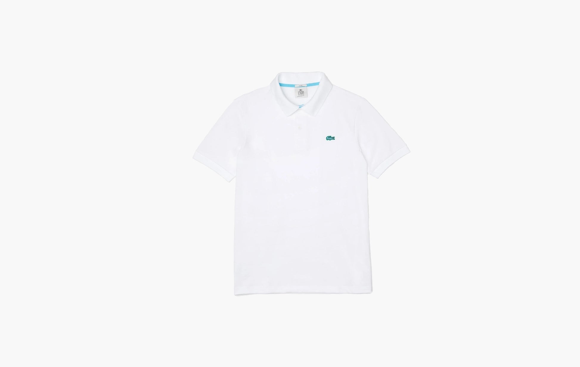 Lacoste L!VE Unisex Relaxed Fit Beyaz Polo White | Sortage.