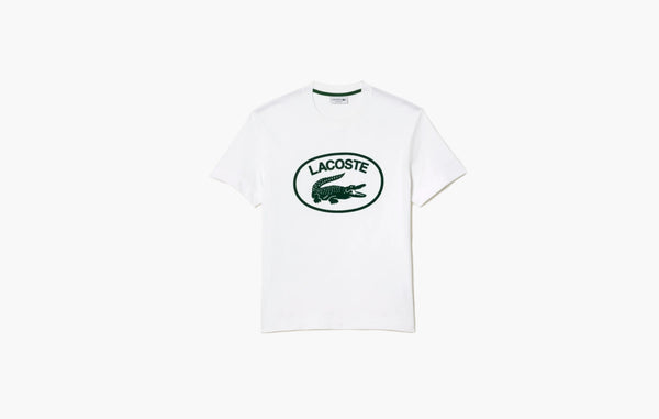 Lacoste Relaxed Fit T-shirt White Green | Sortage.