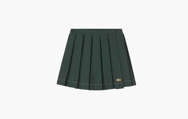 Lacoste Stitch Point Pleated Skirt Green | Sortage.