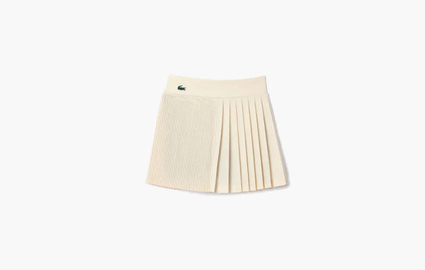 Lacoste Ultra-Dry Stretch Tennis Skirt Cream | Sortage.