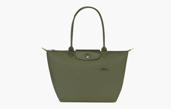 Longchamp Le Pliage Green Recycled Canvas L Tote Bag Forest | Sortage