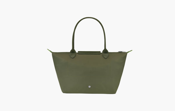 Longchamp Le Pliage Green Recycled Canvas M Tote Bag Forest | Sortage