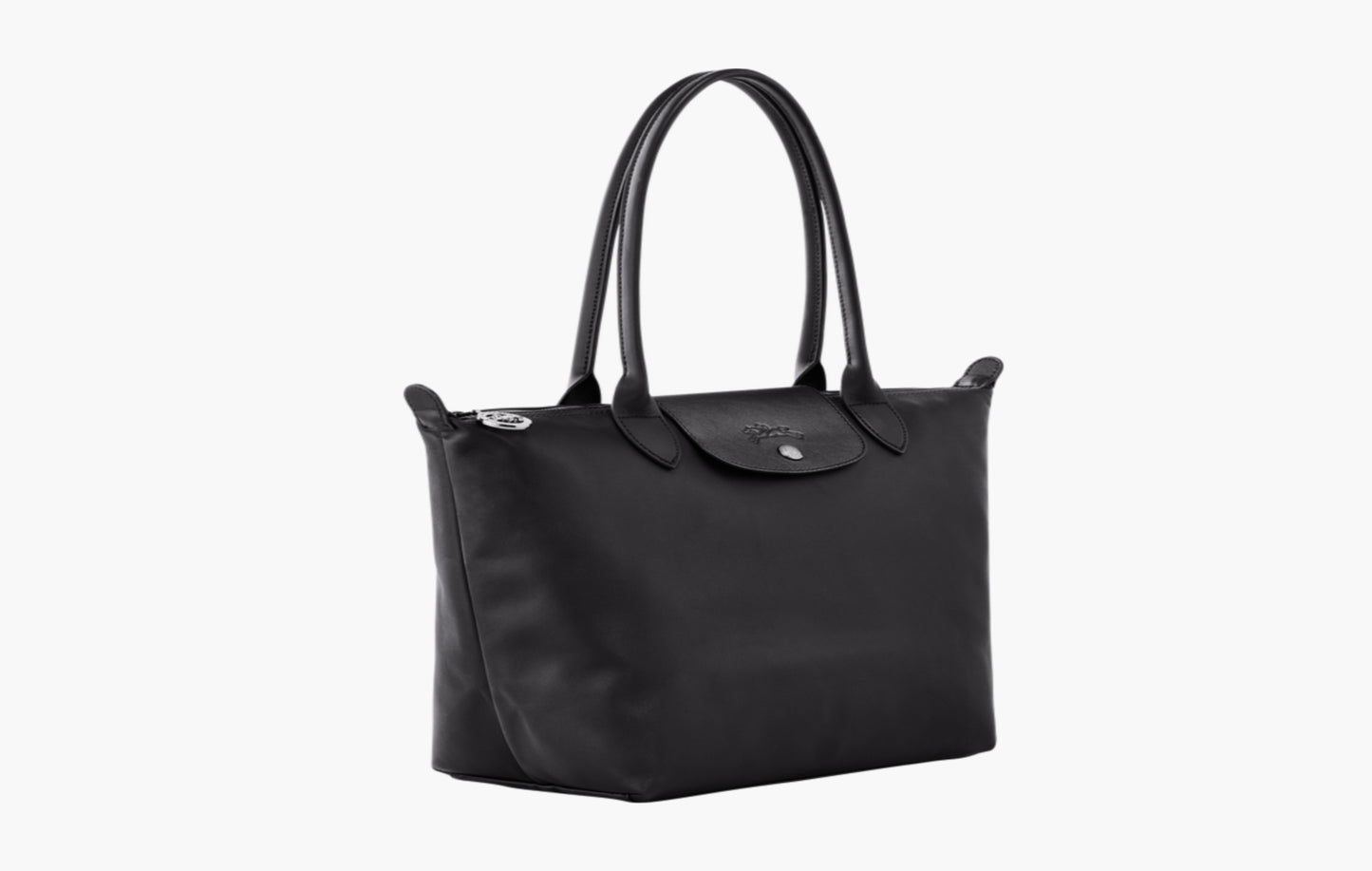 Longchamp Le Pliage Leather Xtra M Tote Bag Black | Sortage