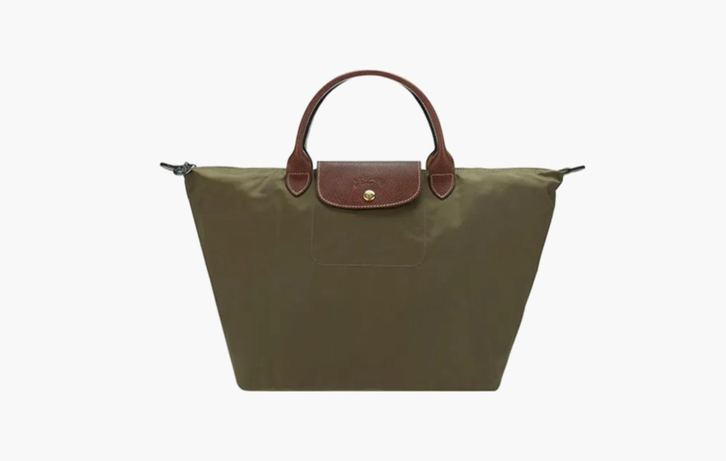 Longchamp Le Pliage Original Recycled Canvas L Handbag Khaki | Sortage 