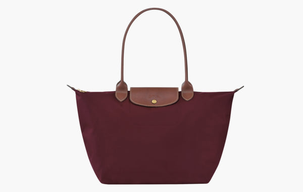 Longchamp Le Pliage Original Recycled Canvas L Tote Bag  Burgundy | Sortage 