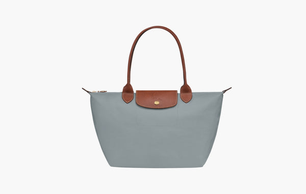 Longchamp Le Pliage Original Recycled Canvas M Tote Bag Steel | Sortage.