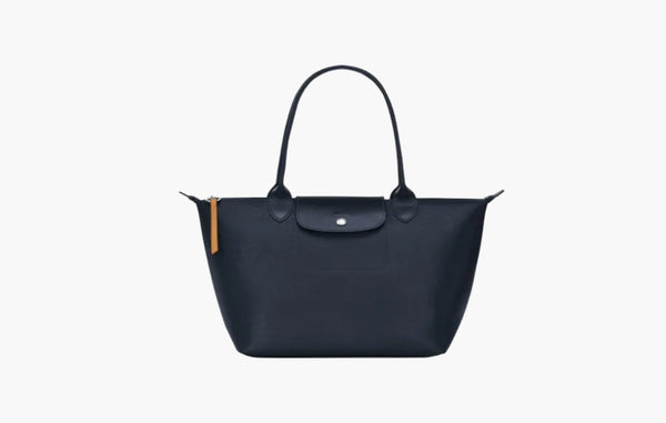 Longchamp Le Pliage Recycled Canvas City Shoulder Bag Navy | Sortage 