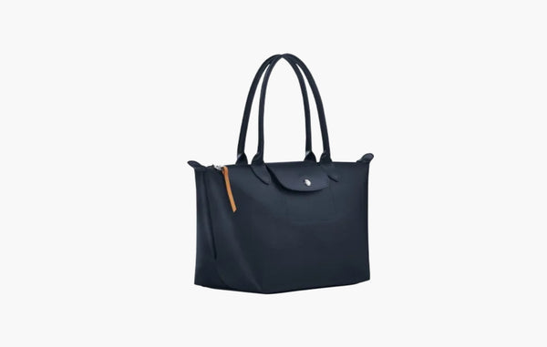 Longchamp Le Pliage Recycled Canvas City Shoulder Bag Navy | Sortage 