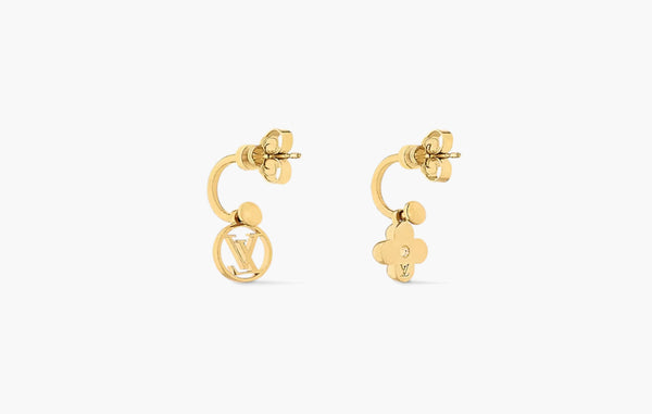 Louis Vuitton Icon Blooming Earrings S00 Gold | The Sortage