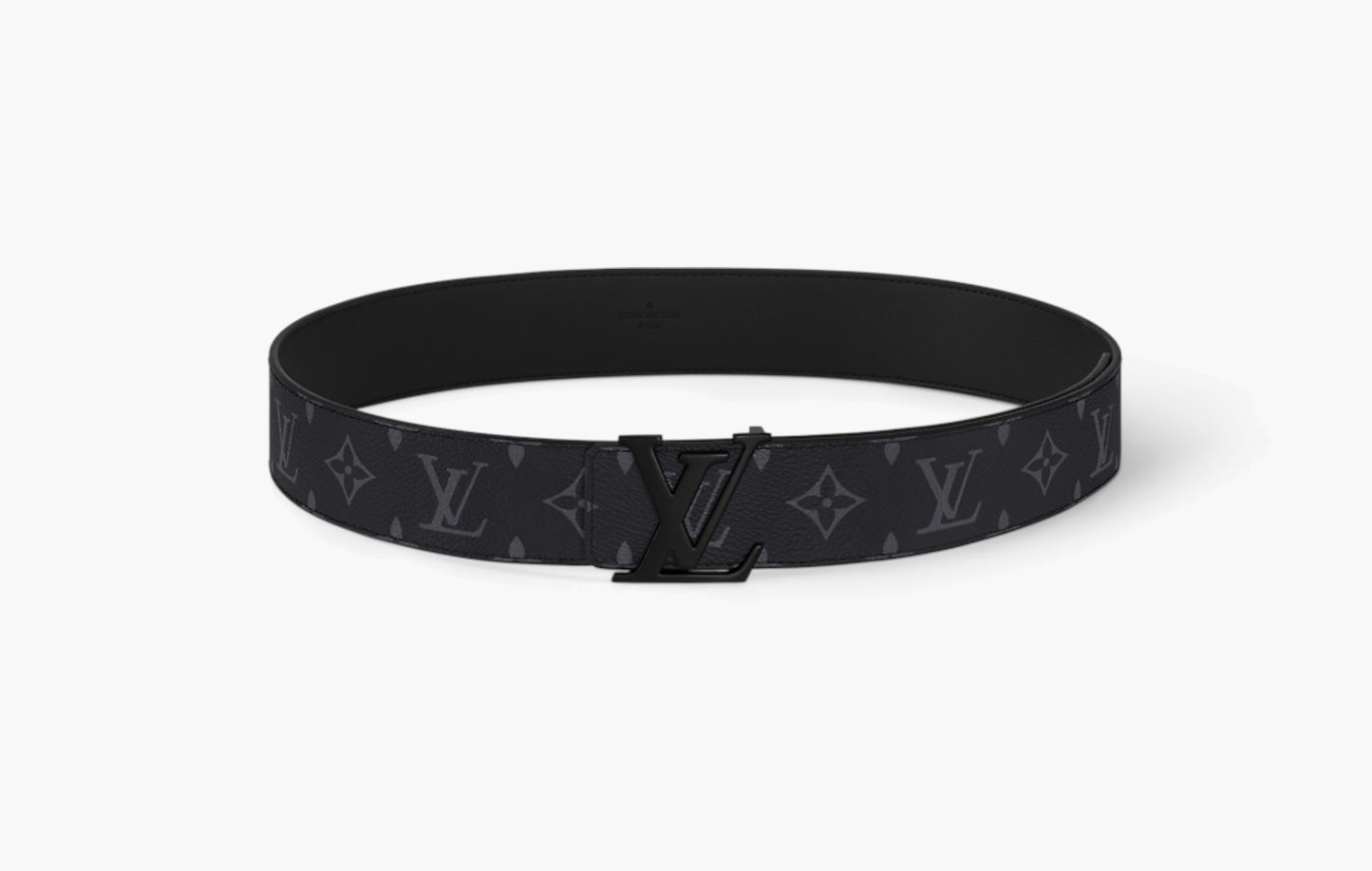 Louis Vuitton LV Initiales 40MM Monogram Eclipse Belt Matte Black | Sortage