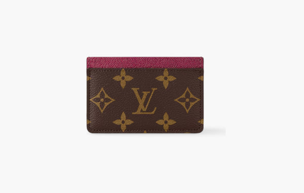 Louis Vuitton Monogram Simple Canvas Card Case Fuchsia | The Sortage