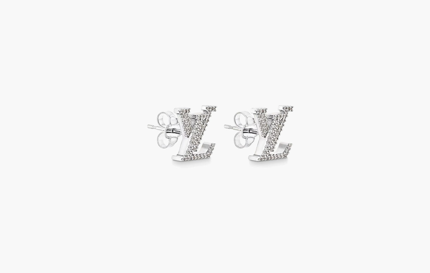 Louis Vuitton LV Iconic Earrings Palladium | The Sortage