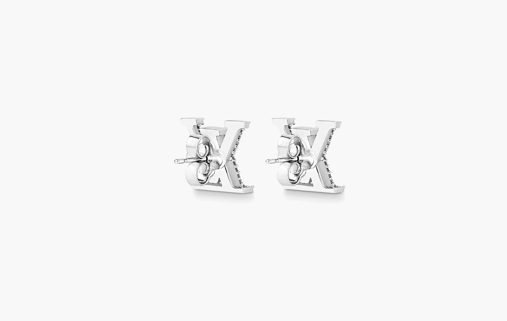 Louis Vuitton LV Iconic Earrings Palladium | The Sortage