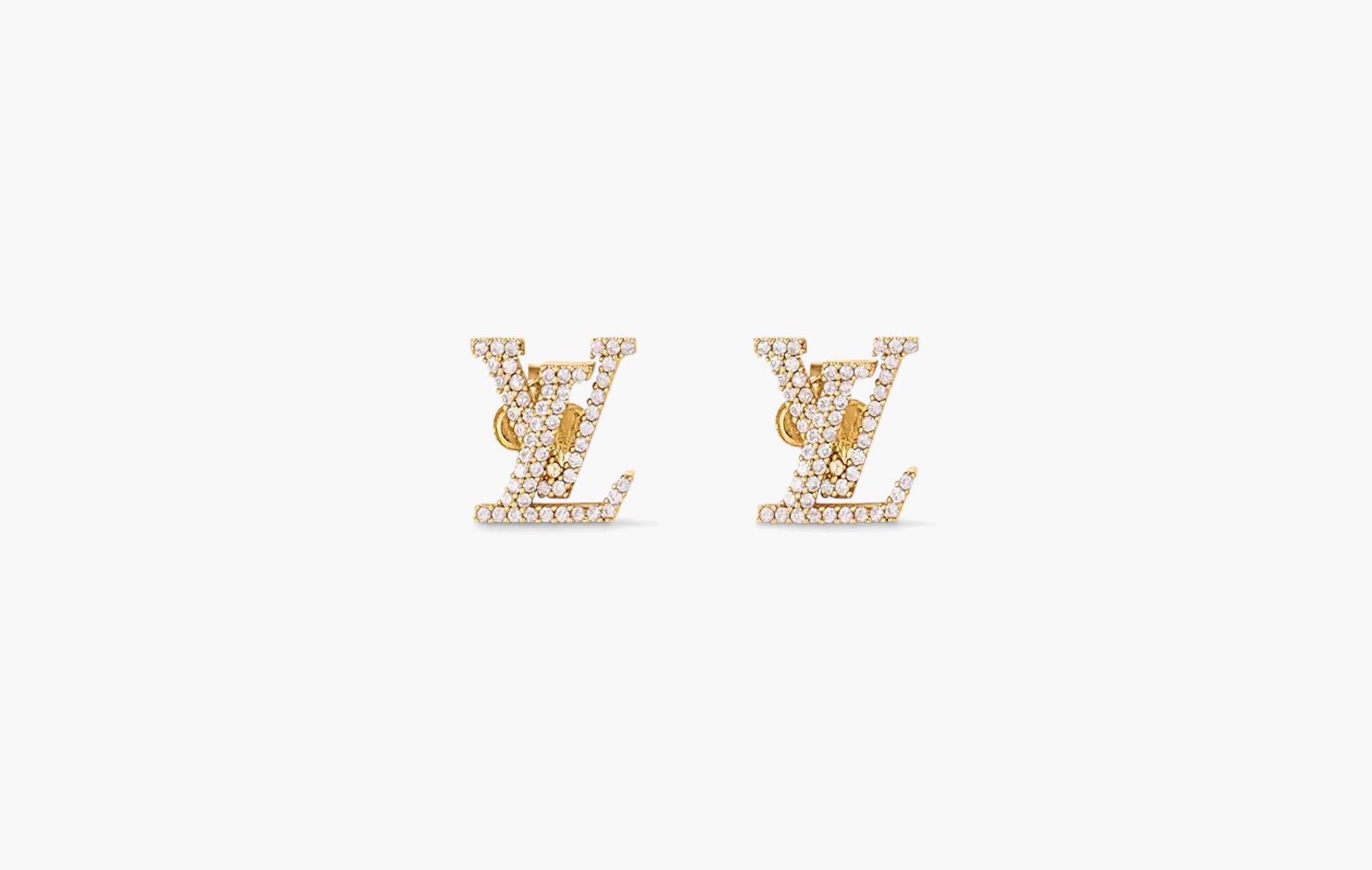 Louis Vuitton LV Iconic Earrings Gold | The Sortage