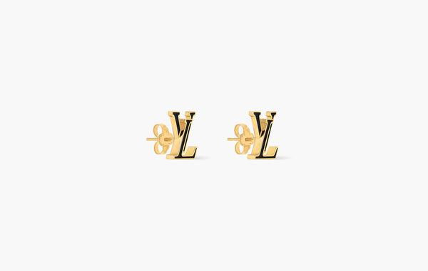 Louis Vuitton LV Iconic Enamel Earrings Black | The Sortage