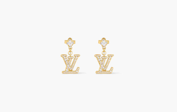 Louis Vuitton Lady LV Earrings Gold | The Sortage