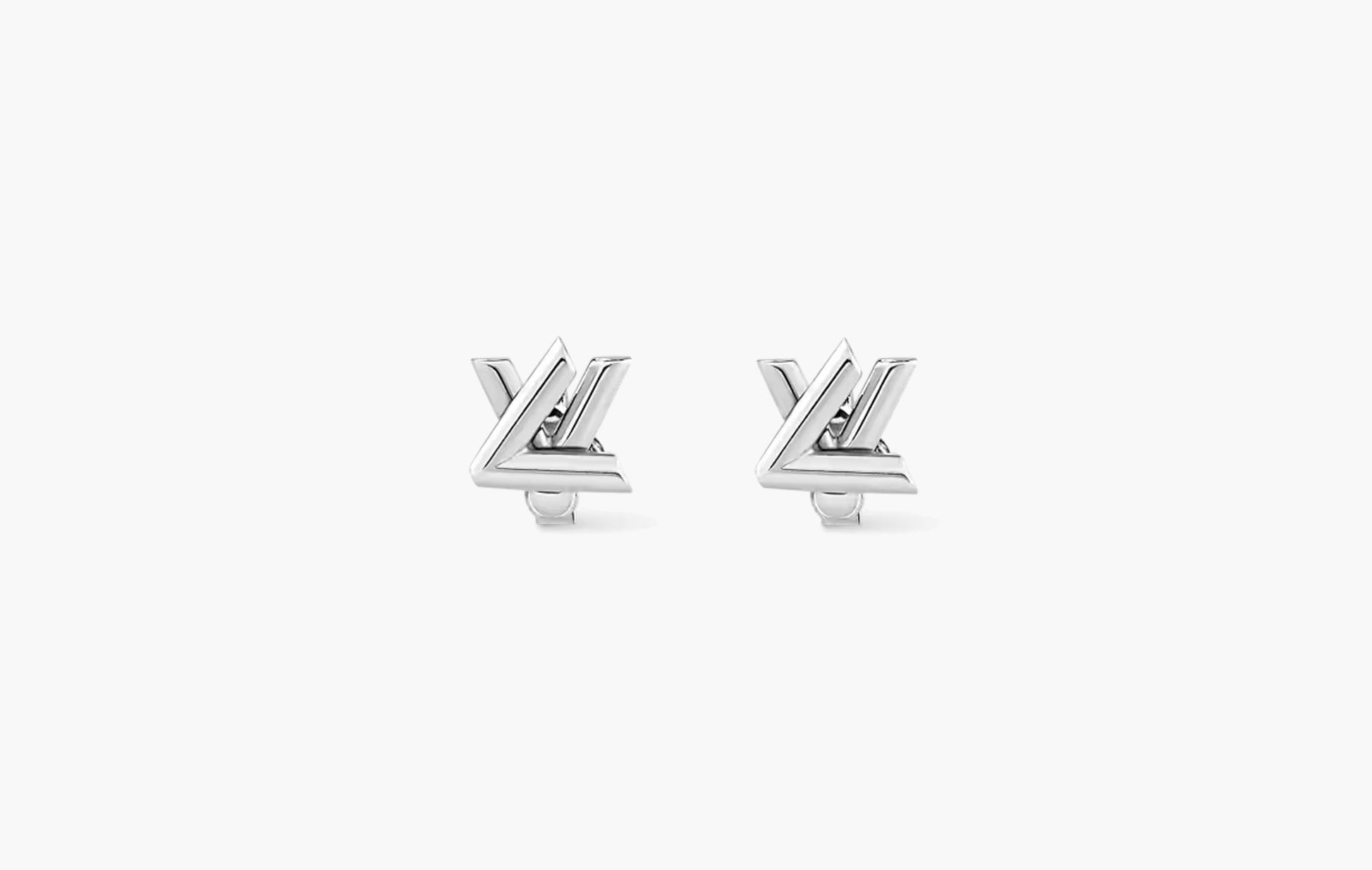 Louis Vuitton GO-14 Earrings Palladium | The Sortage