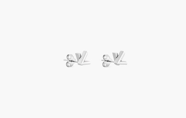 Louis Vuitton GO-14 Earrings Palladium | The Sortage