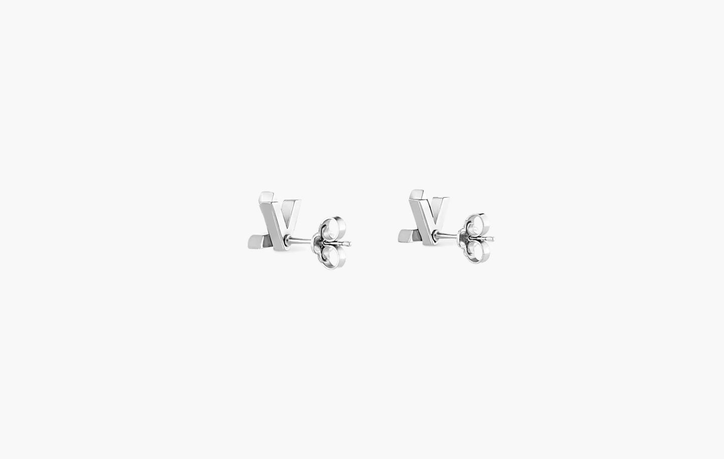 Louis Vuitton GO-14 Earrings Palladium | The Sortage