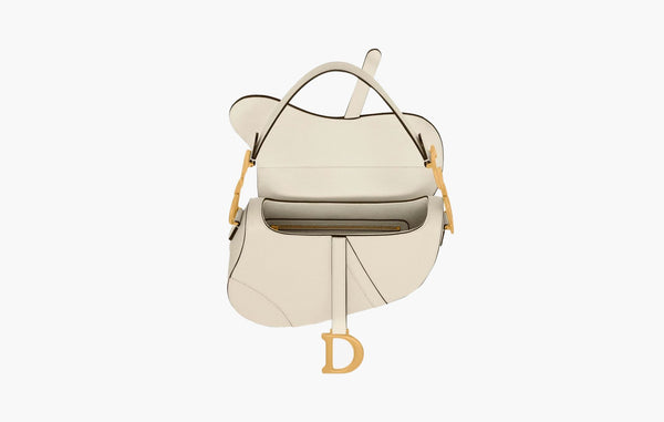 Dior Saddle Bag Grained Calfskin Latte Gold | Sortage.