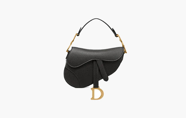 Dior Mini Saddle Bag Black | Sortage.