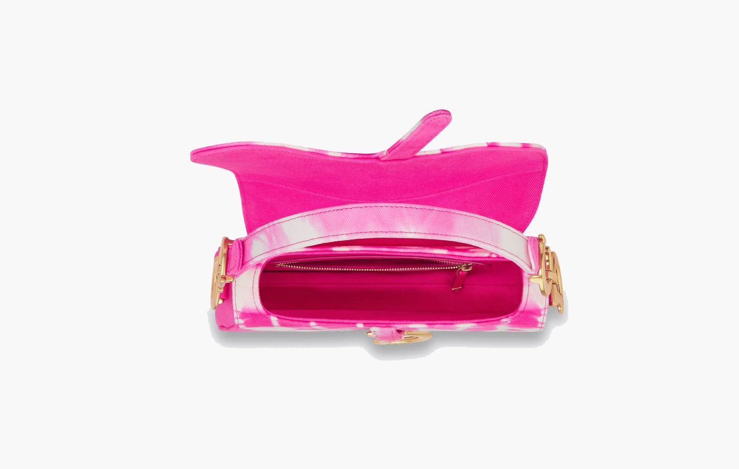 Dior Saddle Bag Fuchsia Tie | The Sortage