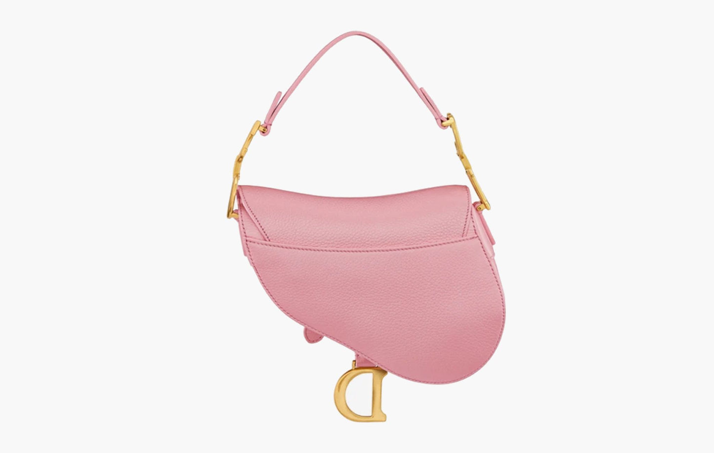 Dior Mini Saddle Bag Melocoton Pink Pearlescent | Sortage.