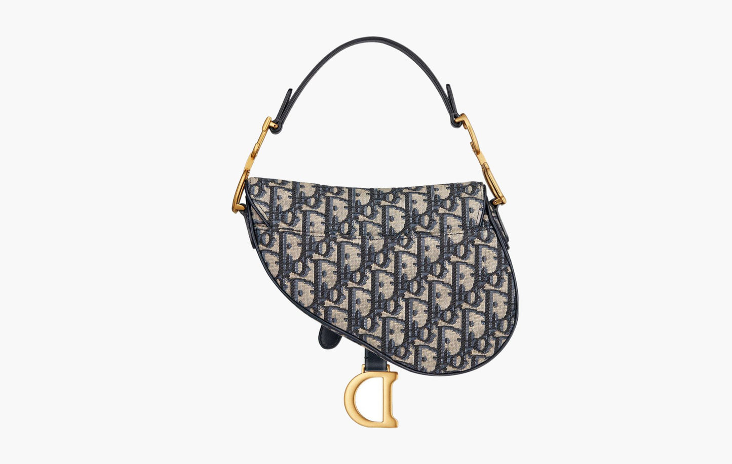 Dior Mini Saddle Bag Blue Dior Oblique Jacquard | Sortage.