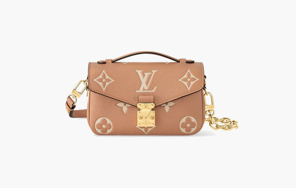 Louis Vuitton Pochette Metis East West Monogram Empreinte Cream | The Sortage