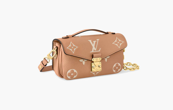 Louis Vuitton Pochette Metis East West Monogram Empreinte Cream | The Sortage