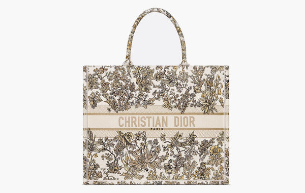 Dior Large Dior Book Tote Gold | The Sortage