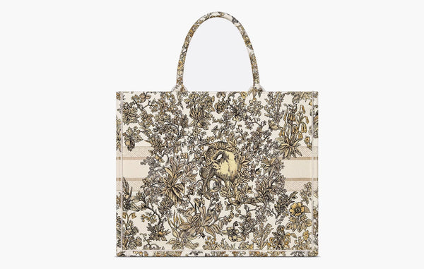 Dior Large Dior Book Tote Gold | The Sortage