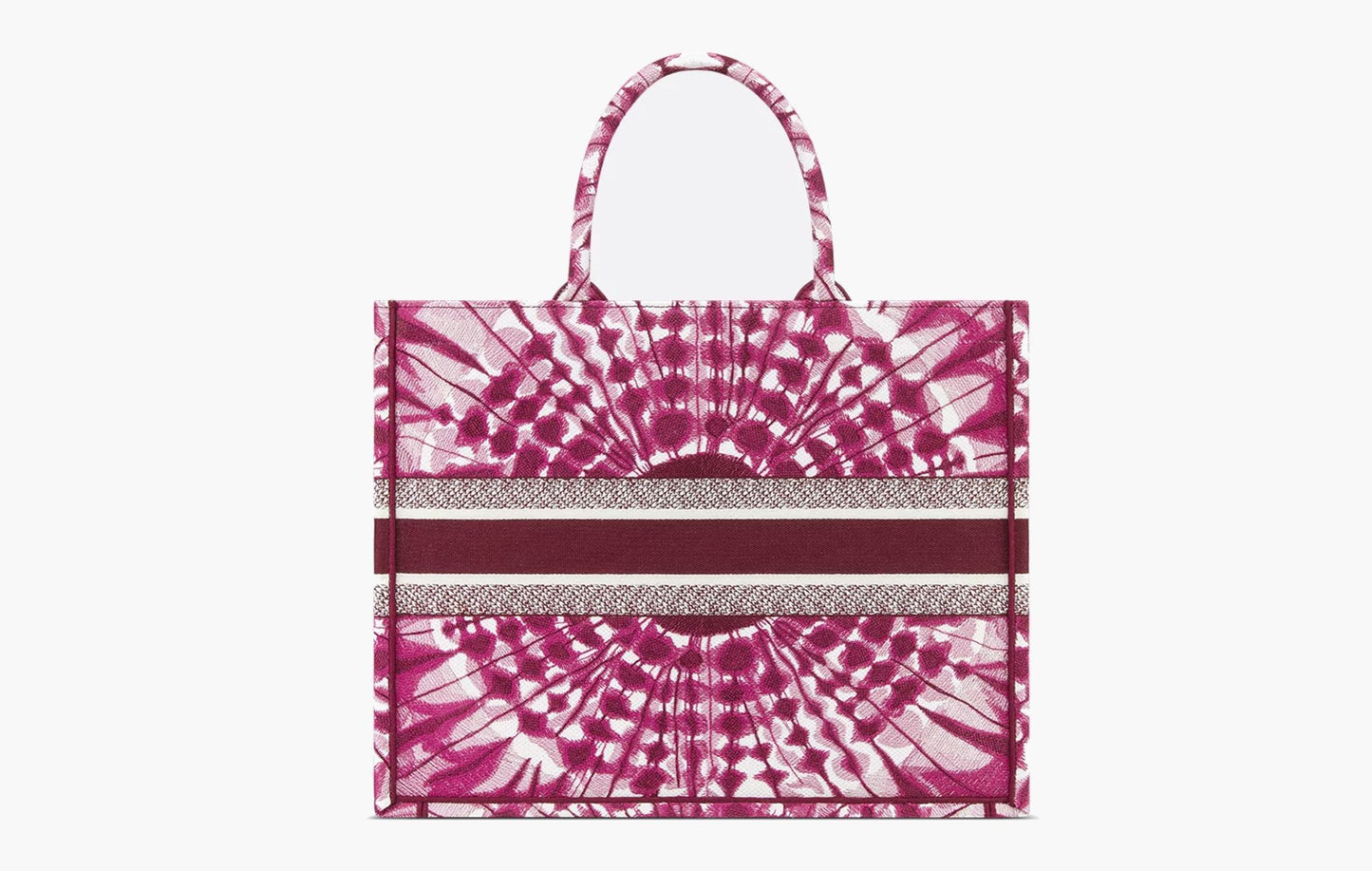 Dior Large BookTote Purple Tie | The Sortage