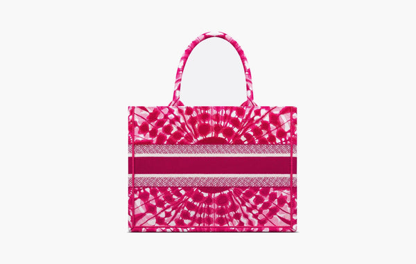 Dior Medium BookTote Fuchsia Tie | The Sortage