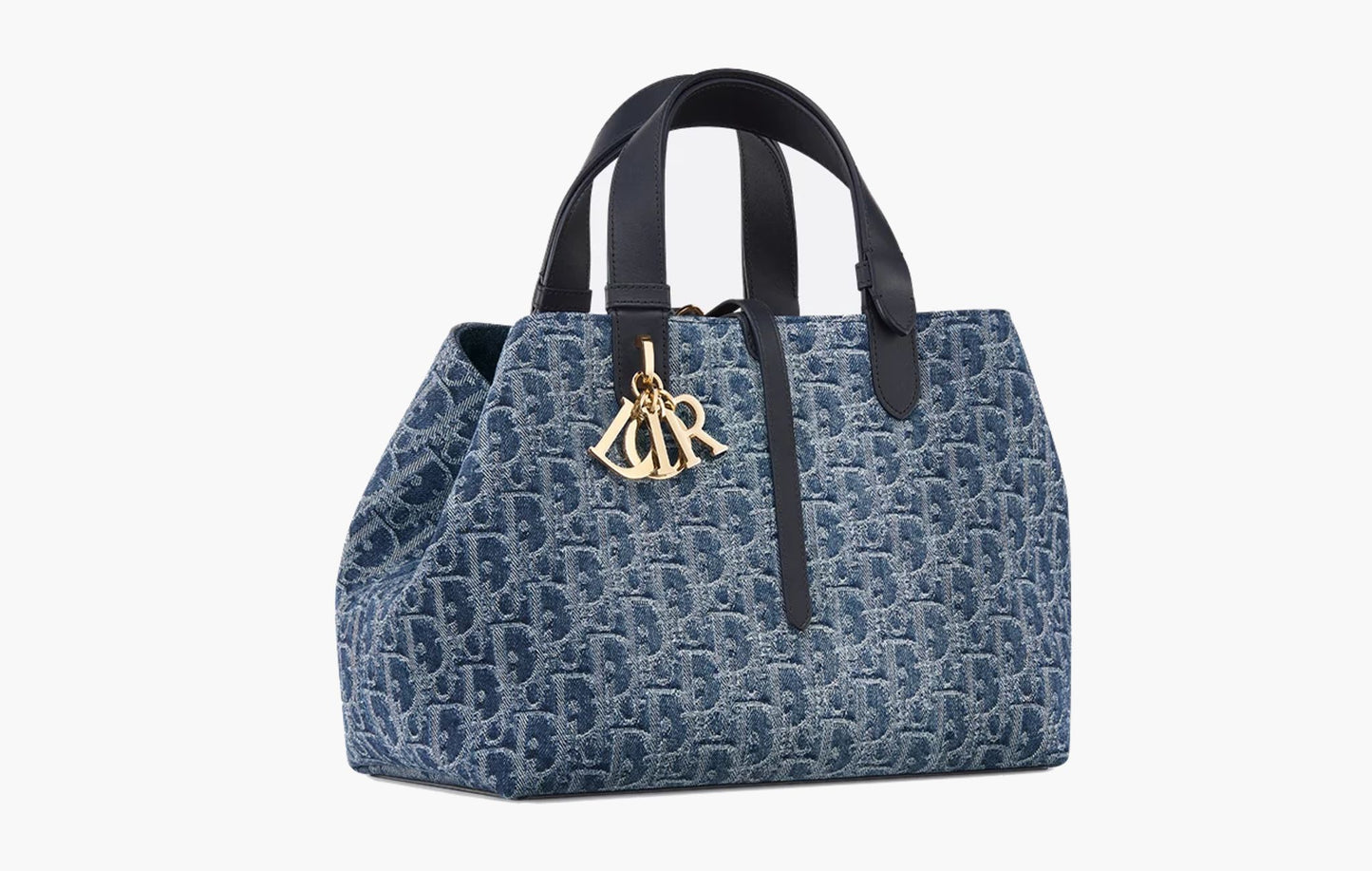 Dior Medium Toujours Bag Blue Denim Oblique | The Sortage