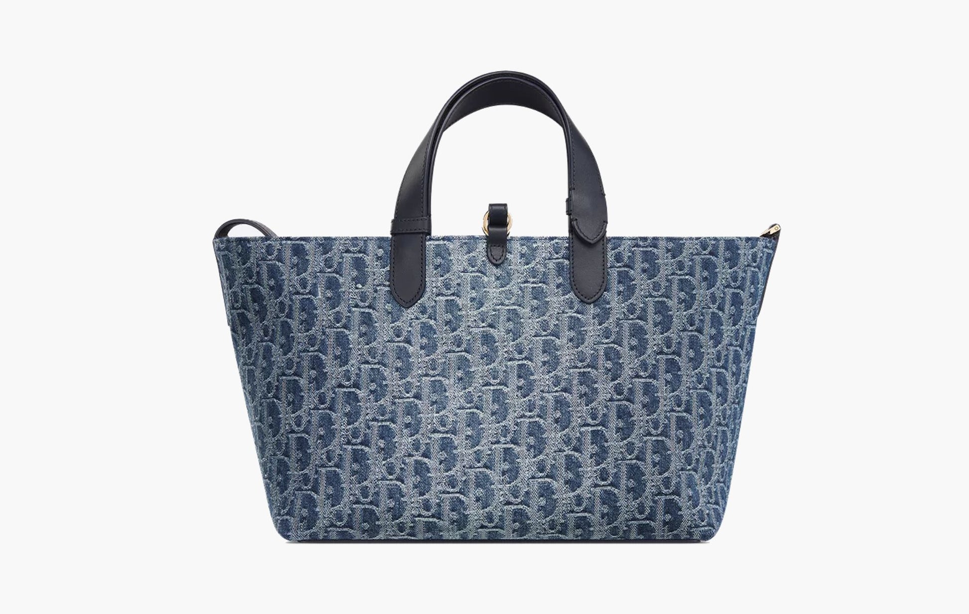 Dior Medium Toujours Bag Blue Denim Oblique | The Sortage