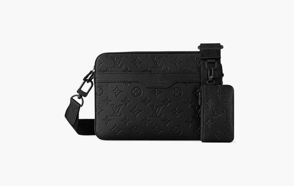 Louis Vuitton Trio Messenger Monogram Shadow Leather Black | The Sortage