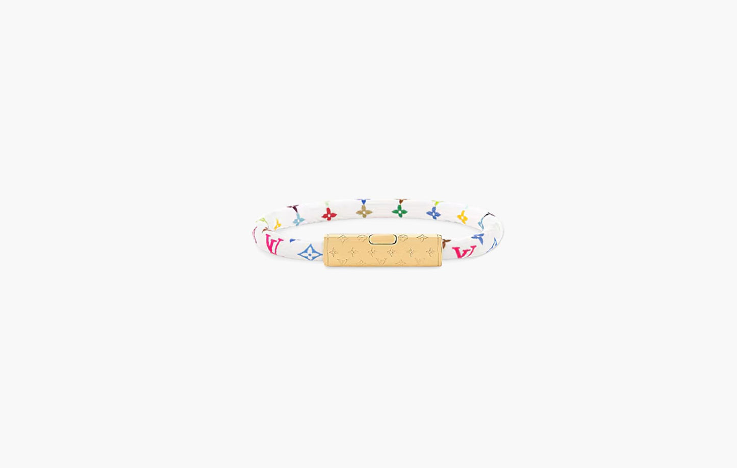 Louis Vuitton x TM LV Confidential Bracelet White Multicolored | The Sortage