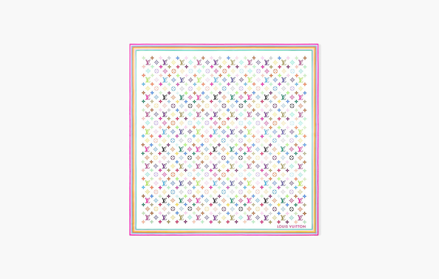 Louis Vuitton x TM Monogram Multicoloured Square 90 | The Sortage