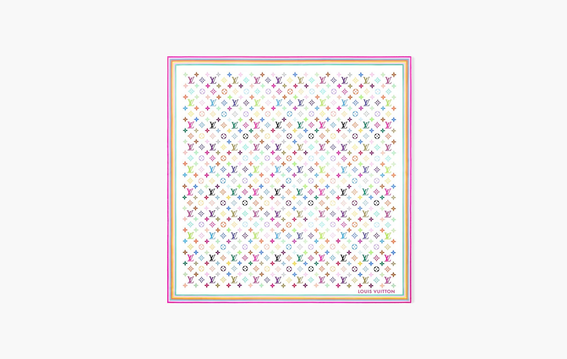 Louis Vuitton x TM Monogram Multicoloured Square 90 | The Sortage