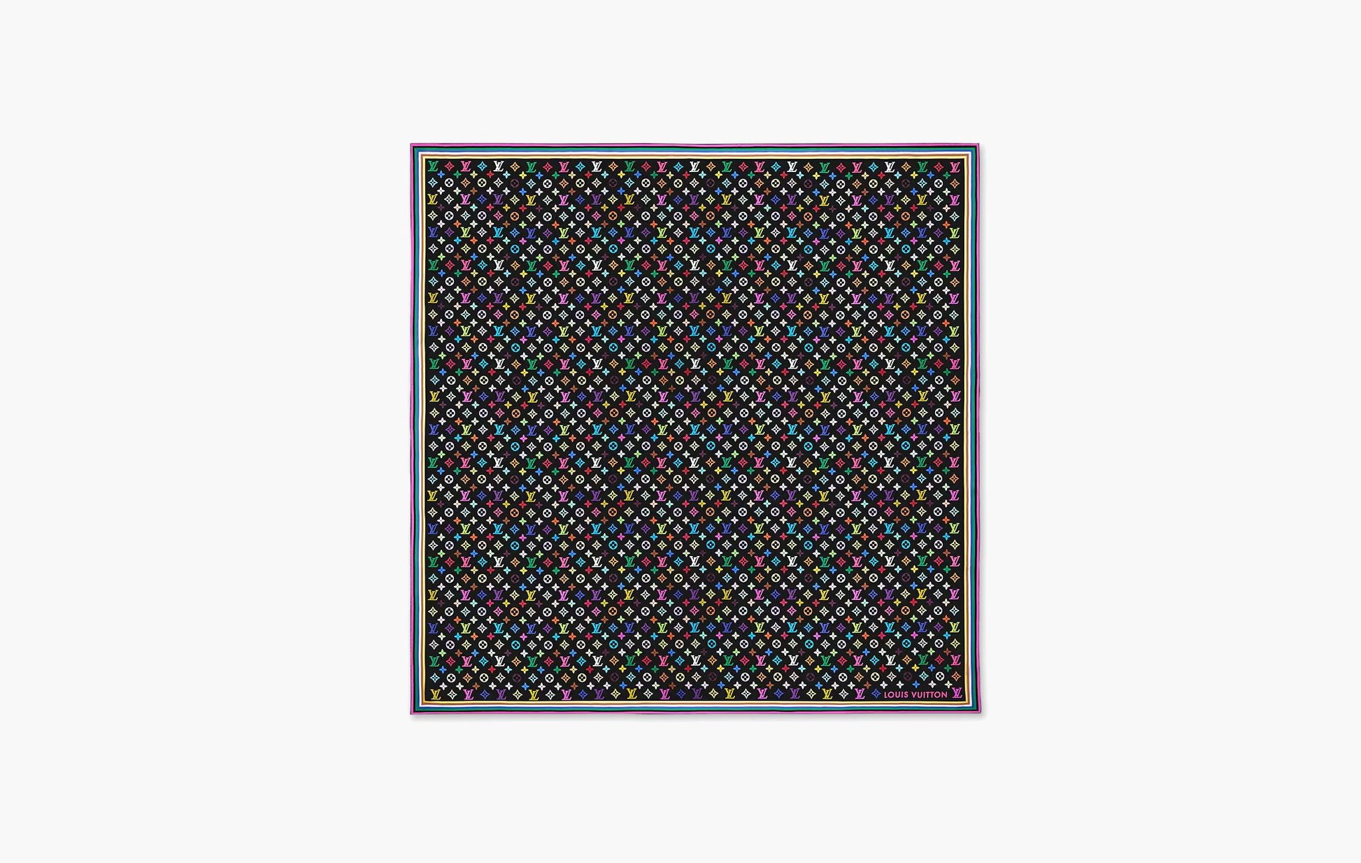 Louis Vuitton x TM Monogram Multicolor Shawl Noir | The Sortage