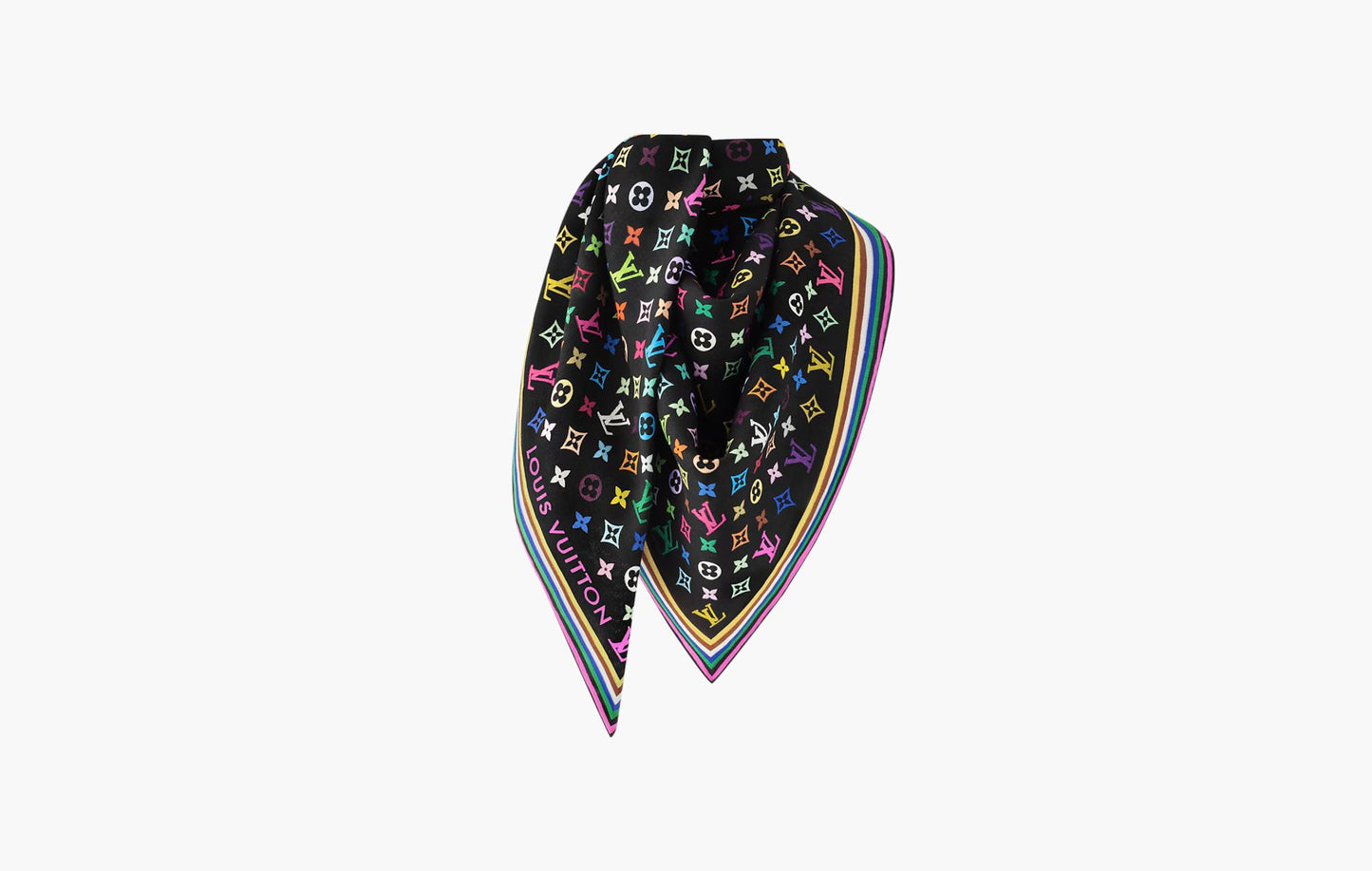 Louis Vuitton x TM Monogram Multicolor Shawl Noir | The Sortage