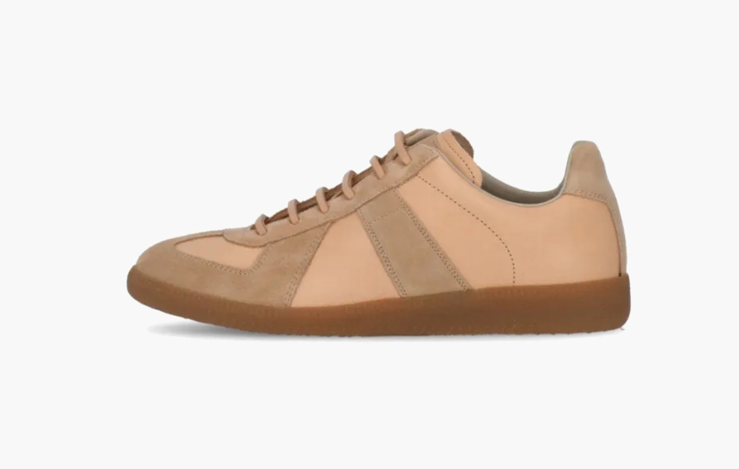 Maison Margiela Replica Nappa Leather Sneakers Beige | Sortage.