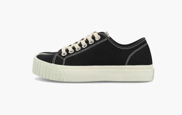 Maison Margiela Tabi Canvas Sneakers Black White | Sortage.