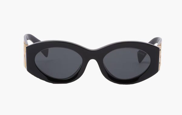 Miu Miu Glimpse Sunglasses Black | The Sortage